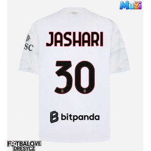 AC Milan Ardon Jashari #30 Venkovní Dres 2026-27 Krátký Rukáv AC Milan Ardon Jashari #30 Venkovní Dres 2026-27 Krátký Rukáv